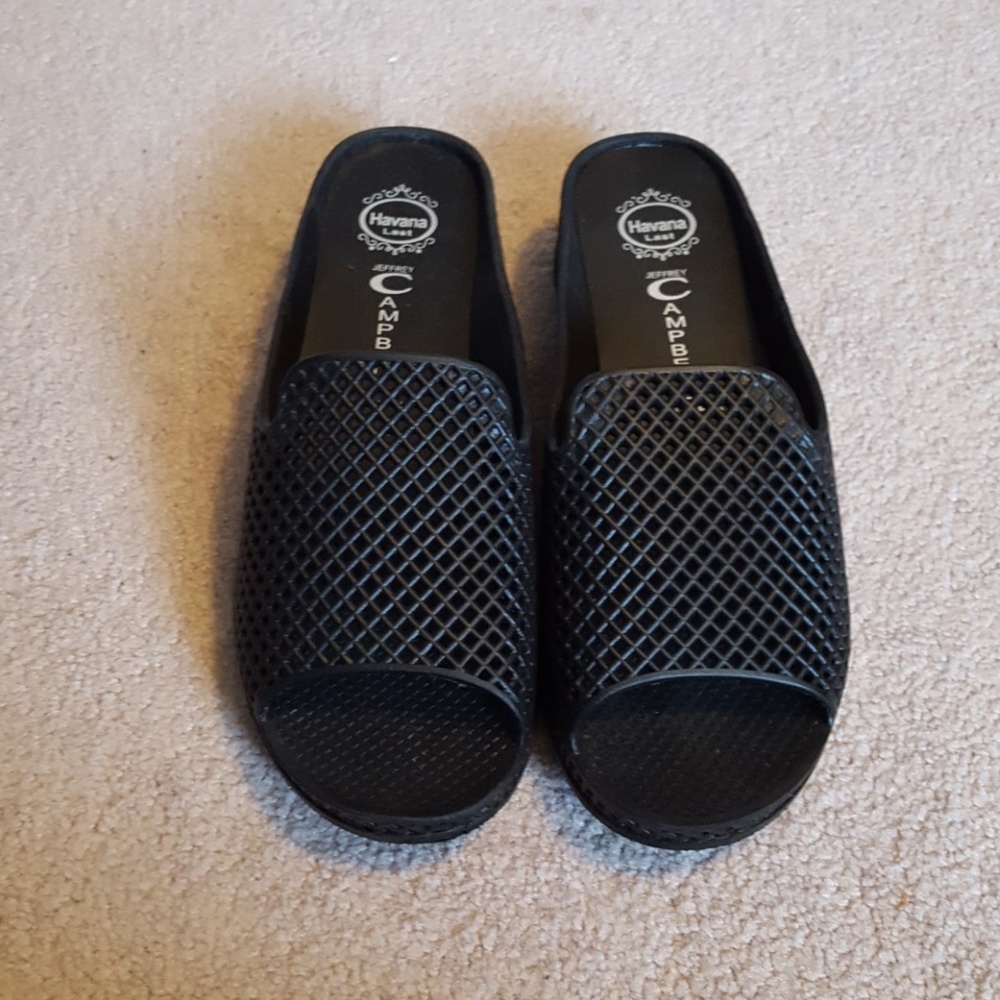 Jeffrey Campbell Rubber Slides